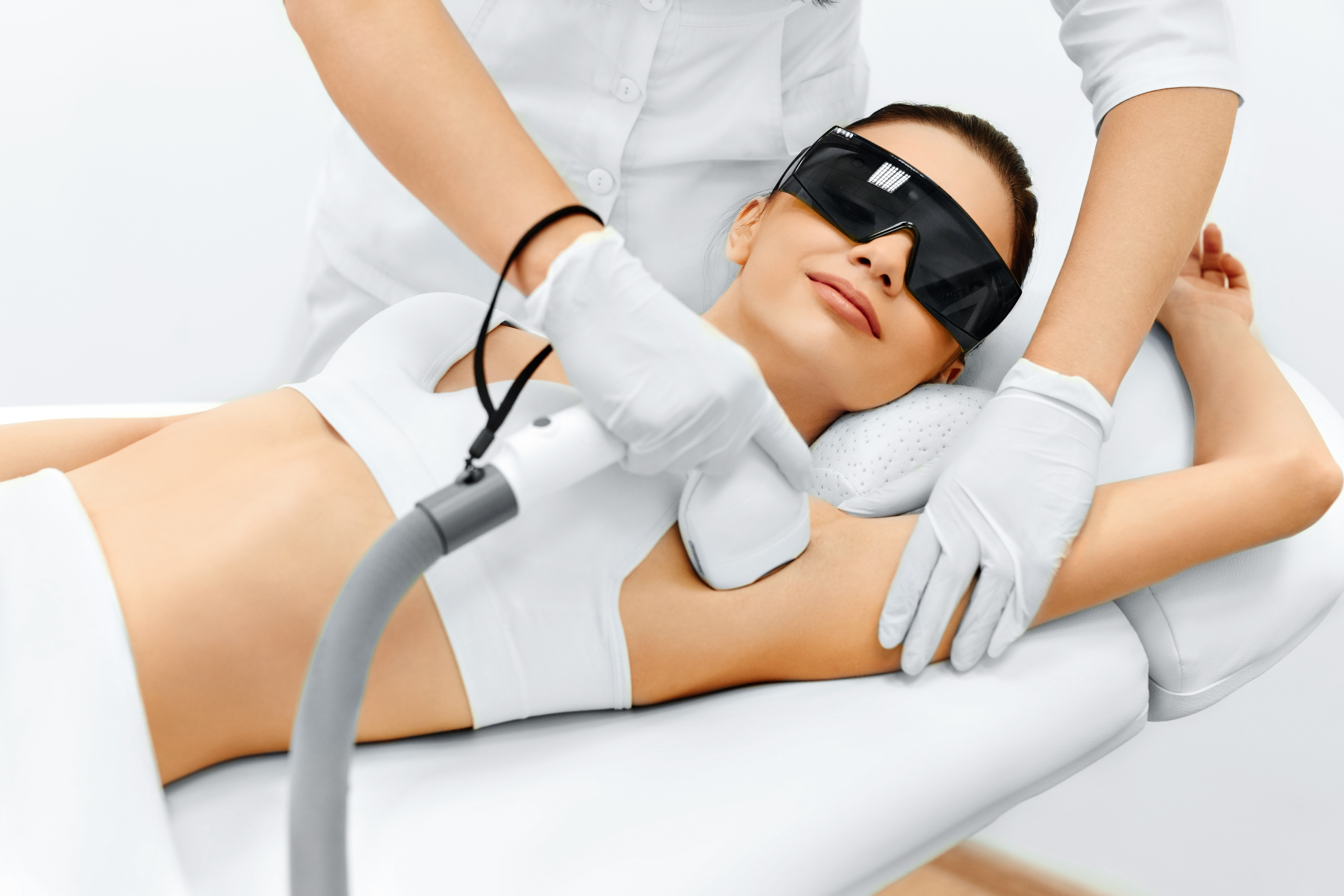 Body Care. Laser Hair Removal. Epilation Treatment. Smooth Skin.